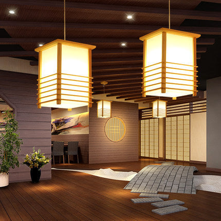 Tranquil Retreat Tatami Chandelier