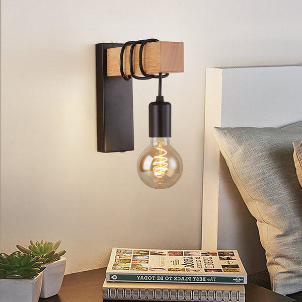 Vintage Industrial Bedside Wall Lamp