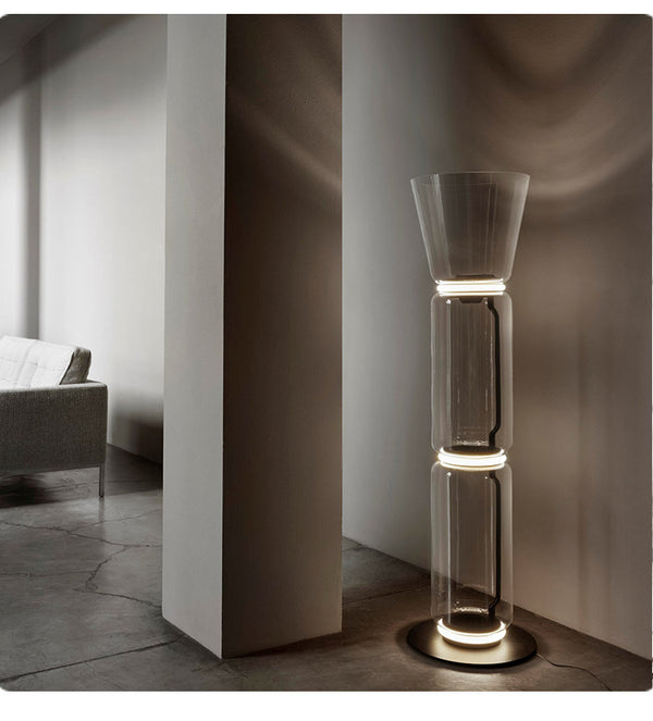 Modern Minimalist Bamboo Floor Lamp