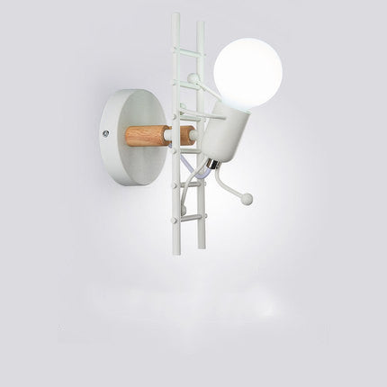 Creative Ladder-Shaped Nordic Macaron Wall Lamp