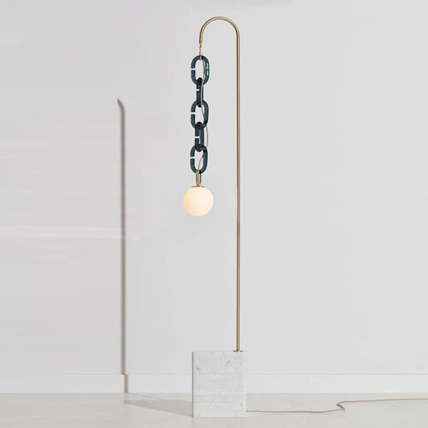 Modern Chain Pendant Floor Lamp