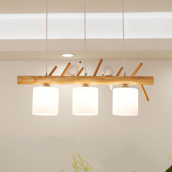 Japanese LED Bird Chandelier