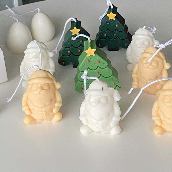 JollyGlow Santa Claus Candles