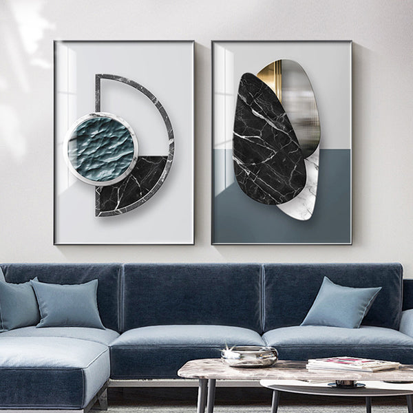 Abstract 3D Metal Wall Art