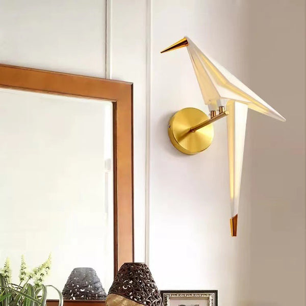 Origami Bird Wall Lamp