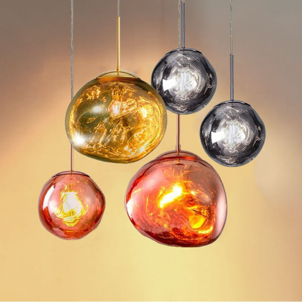 Irregular Lava Lamp Chandelier